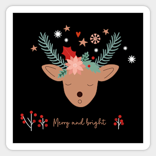 Santa's reindeer Sticker